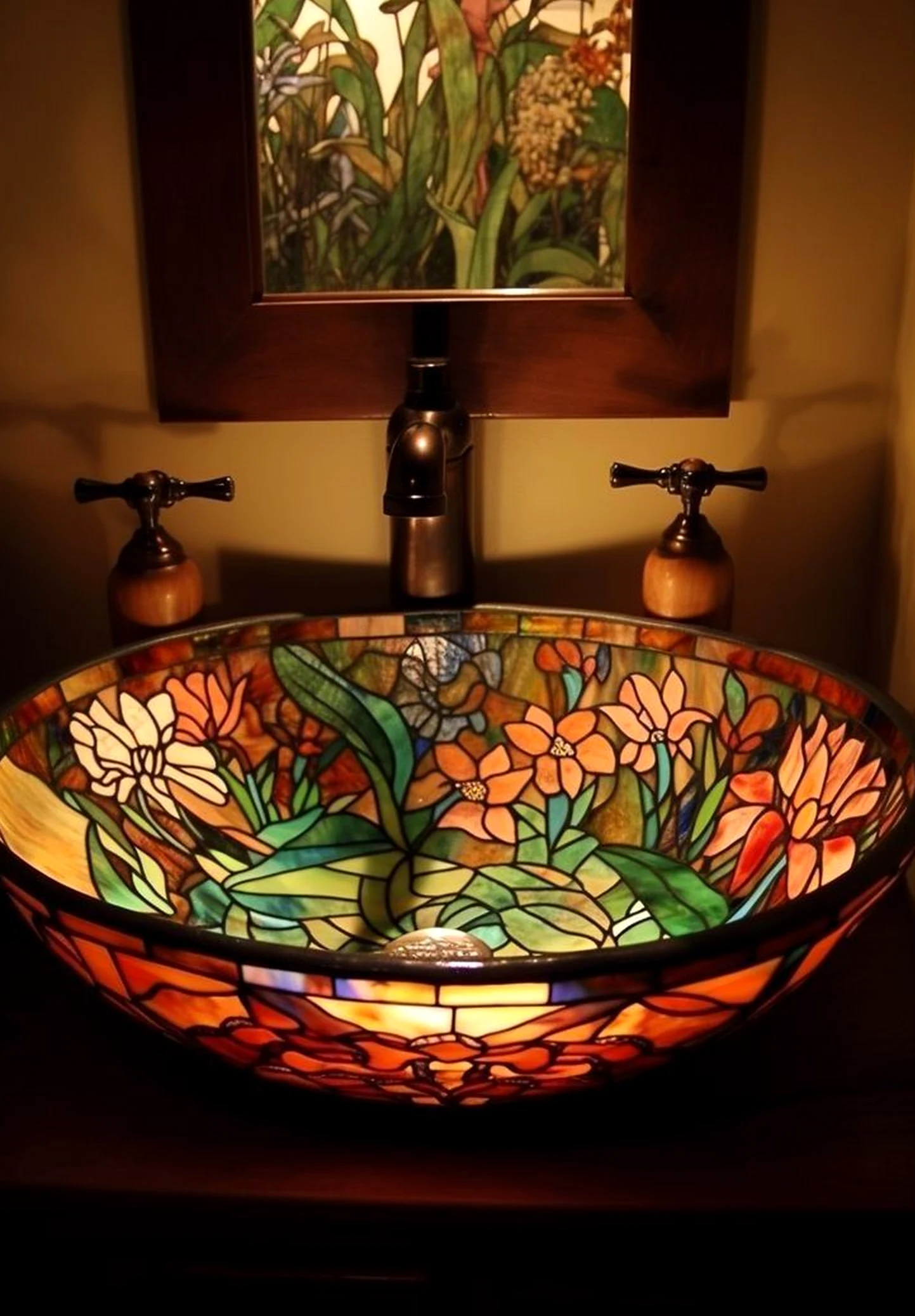 Colorful passage anchors the garden edge with rhythm, giving the view a mood that feels pleasantly composed.
