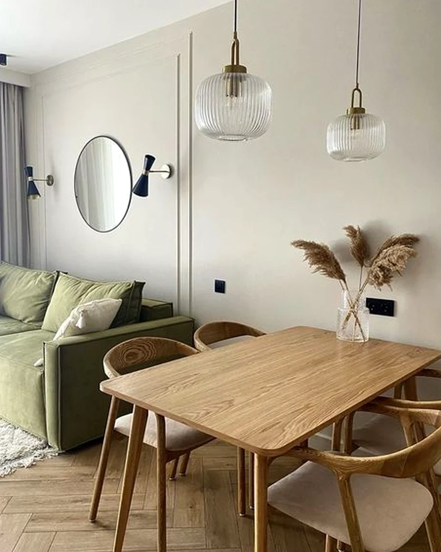 Tactile entry console anchors the room with order, giving the view a mood that feels fresh and intentional.