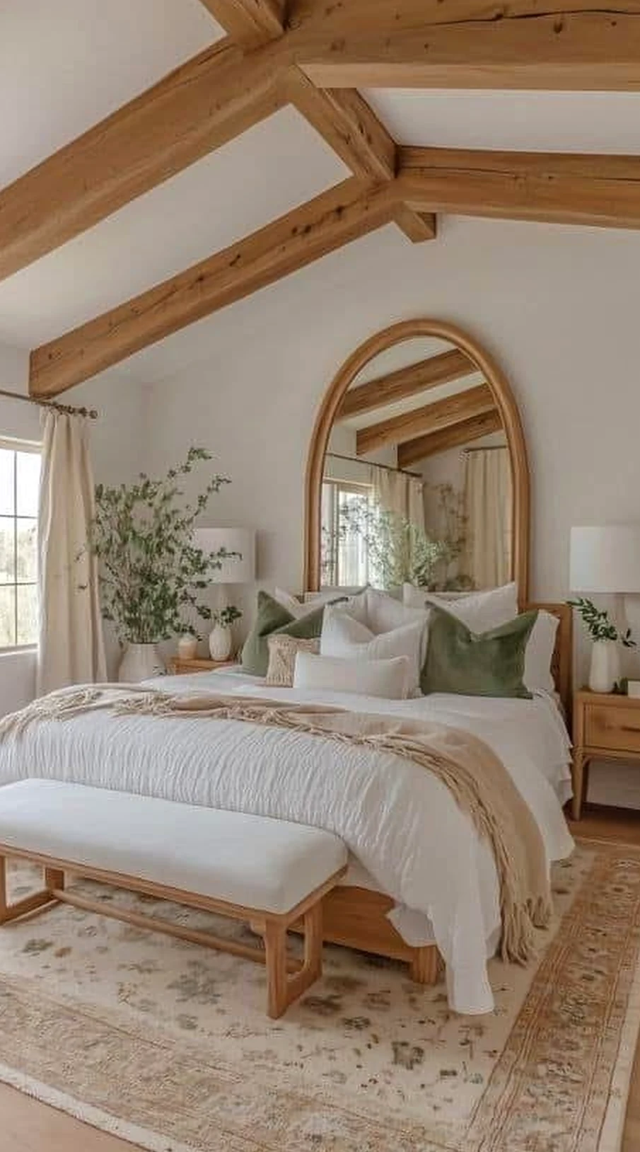 Colorful stone terrace adds comfort across the wall, giving the decor a finish that feels comfortable in daily use.