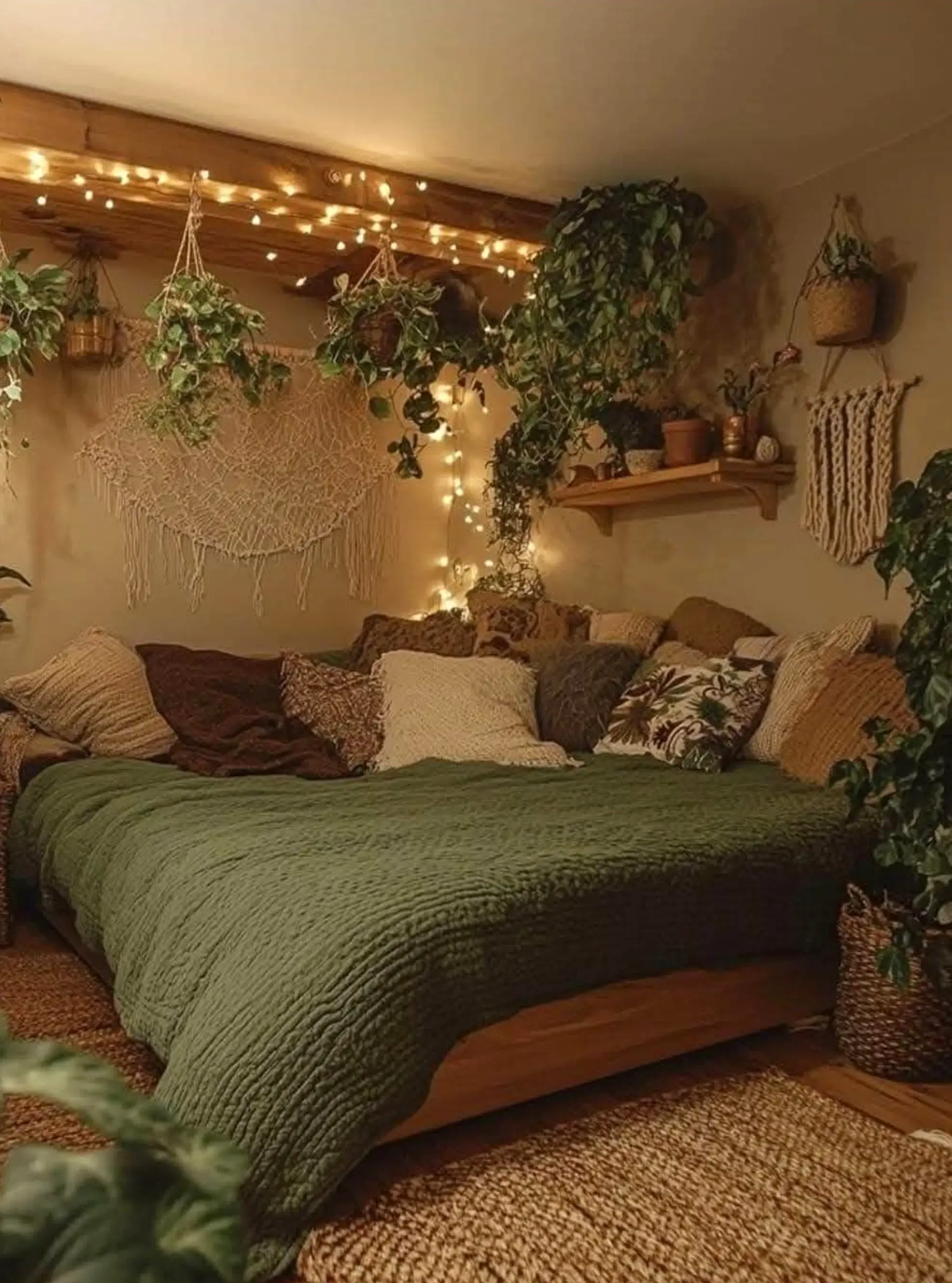 Airy wooden deck supports the corner through shape, leaving the space feeling personal and relaxed.