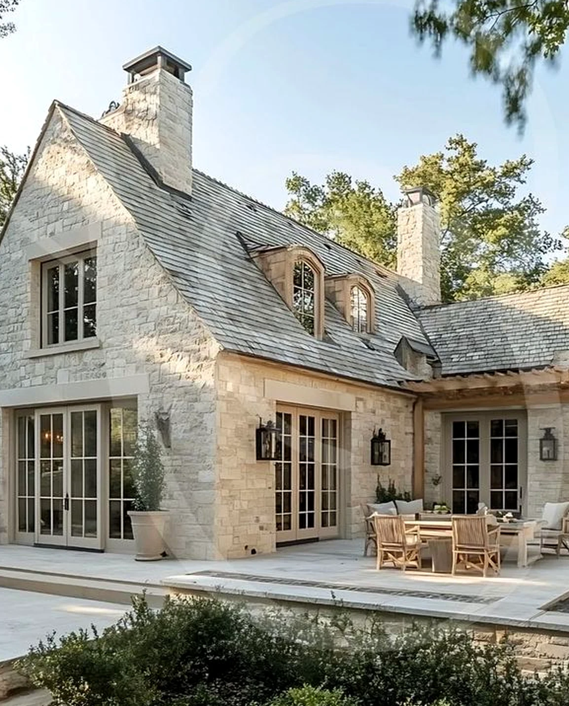 Polished window seat frames the outdoor space with clarity, making the scene feel easy to enjoy.