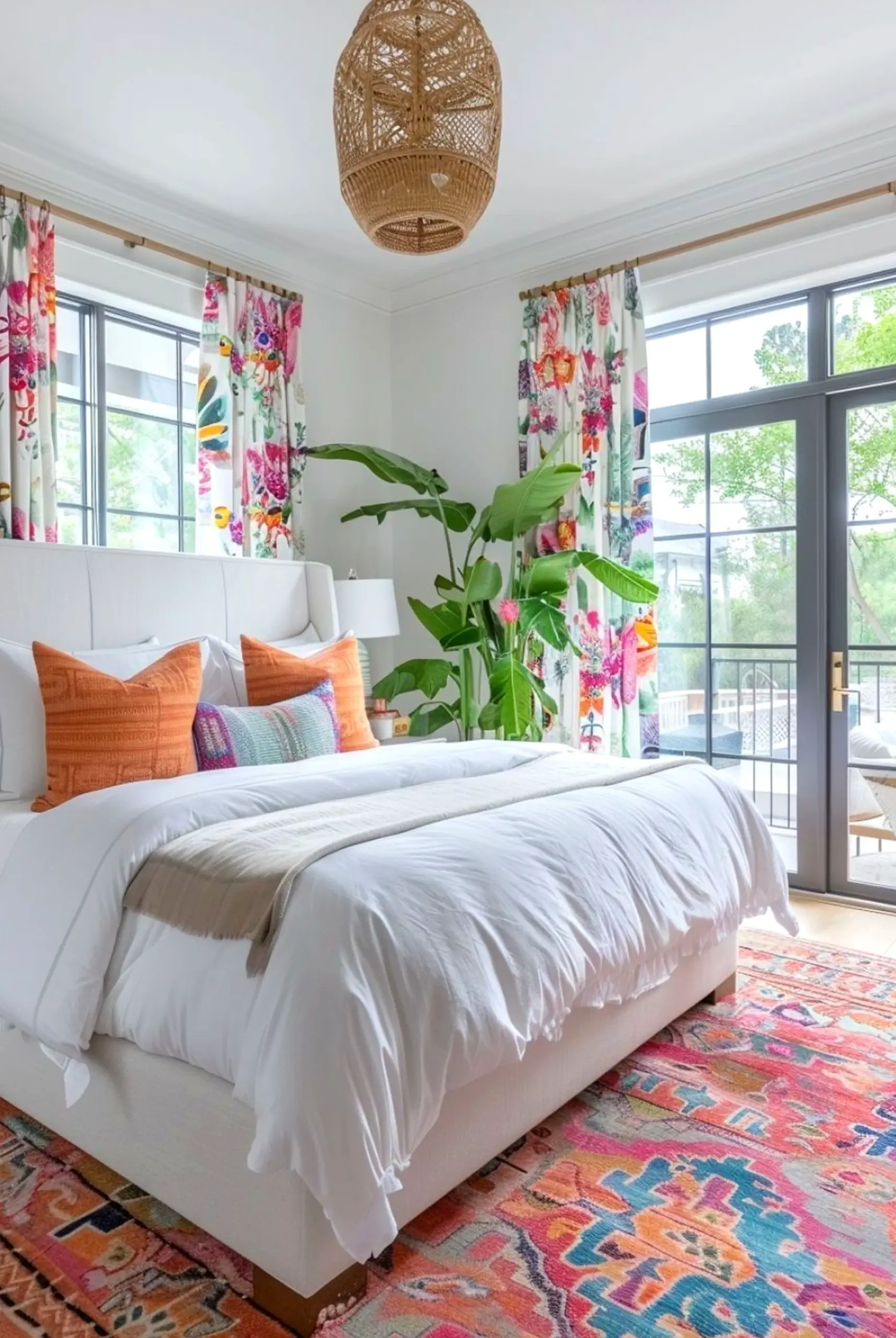 Fresh ceiling detail adds a clear layer of contrast, helping the design feel fresh and intentional.