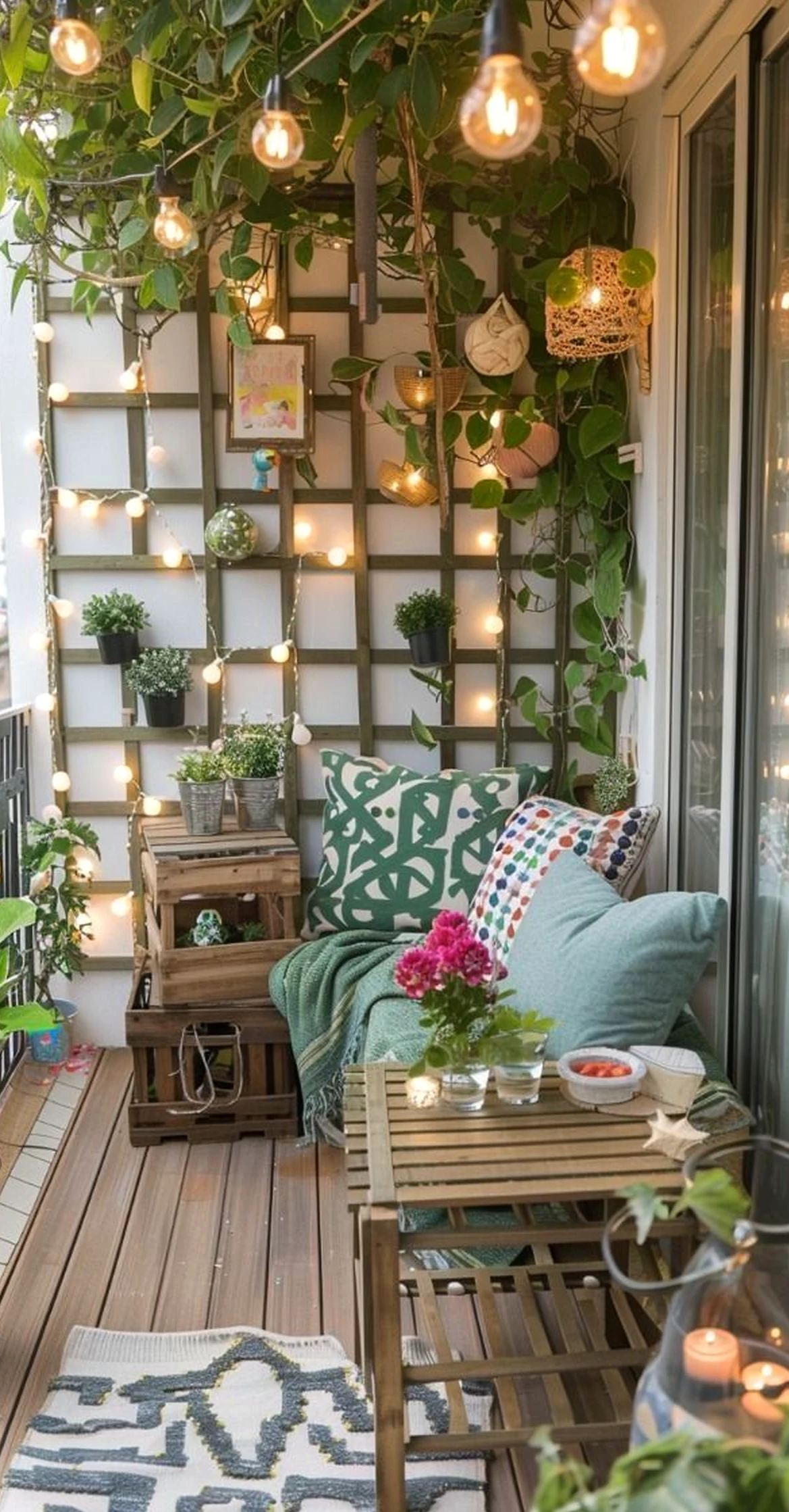 Elegant breakfast table supports the table through contrast, leaving the space feeling bright but not busy.