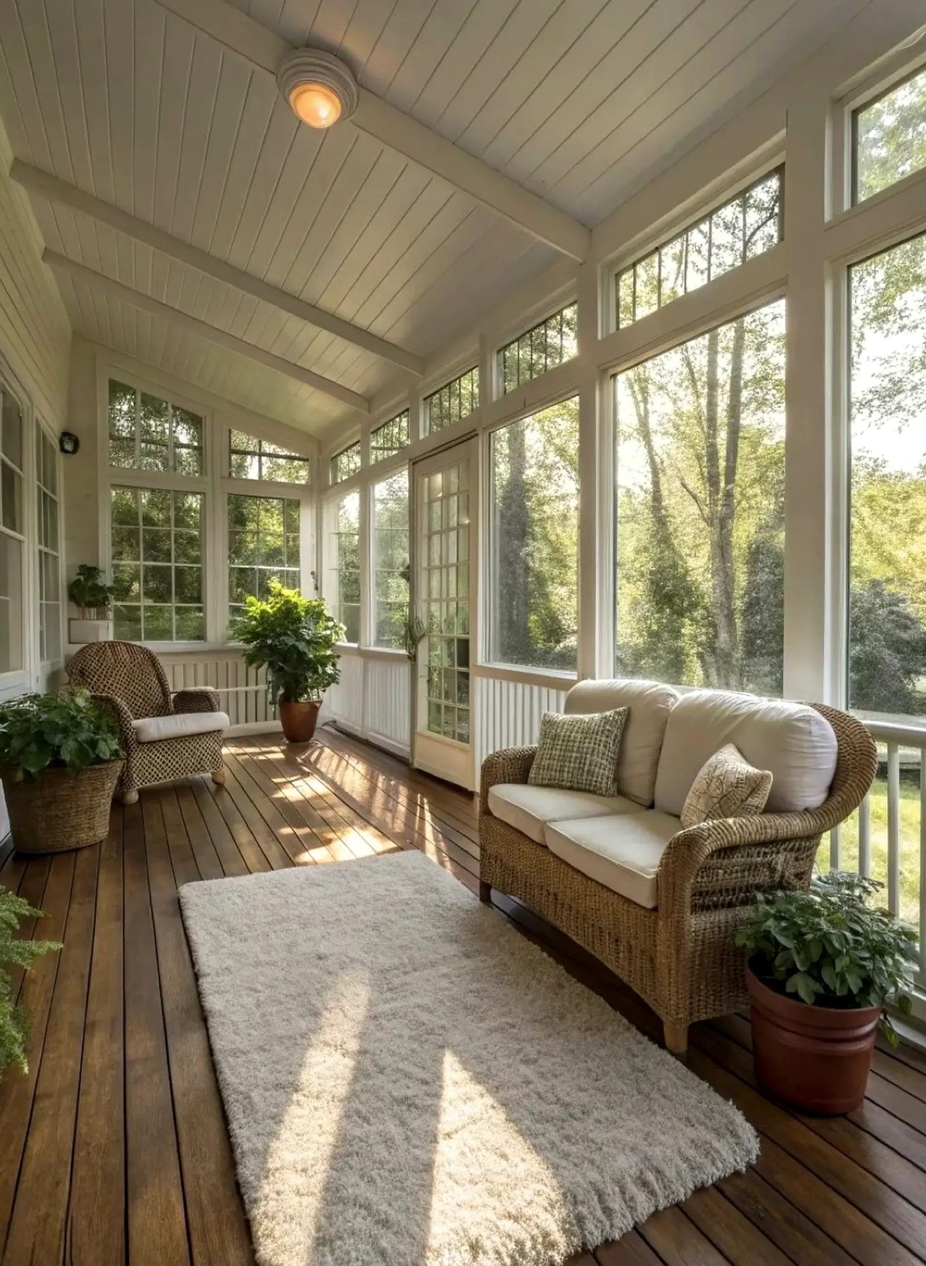 Soft tile detail adds character across the setting, giving the decor a finish that feels personal and relaxed.