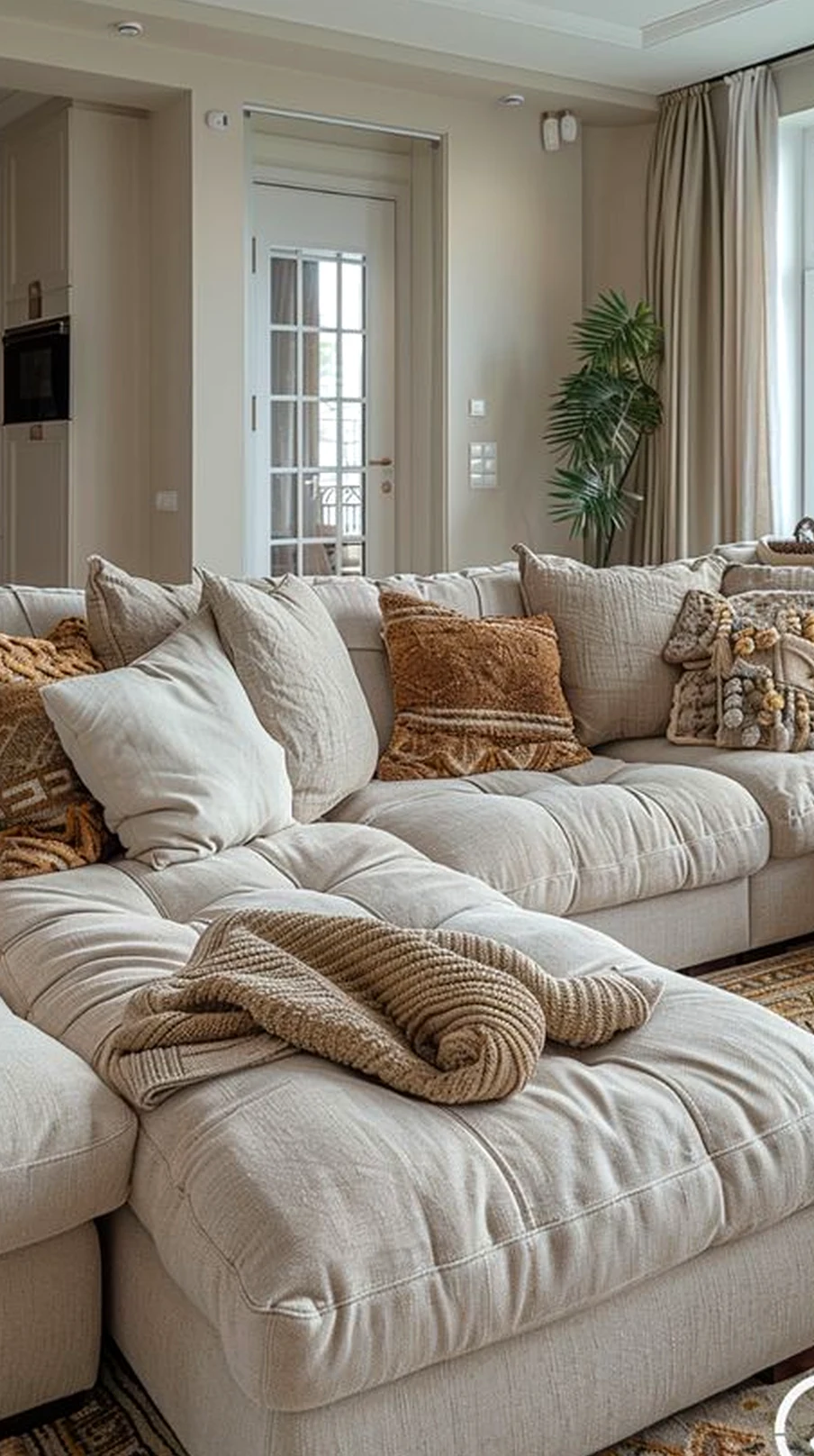 Open soft sofa brings a useful note of personality, making the table feel settled and welcoming.