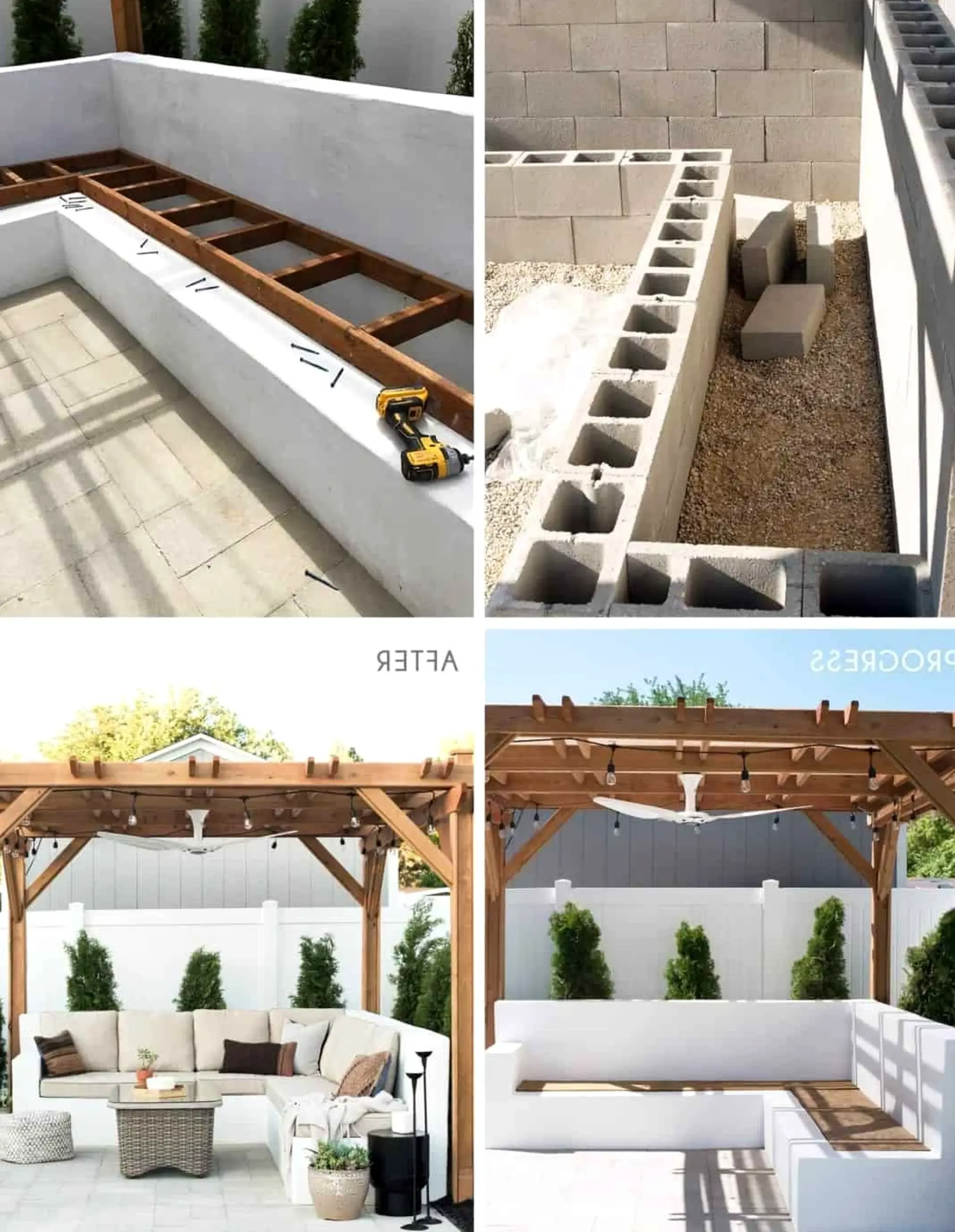Quiet garden seating introduces order into the entry, keeping the atmosphere easy to enjoy.