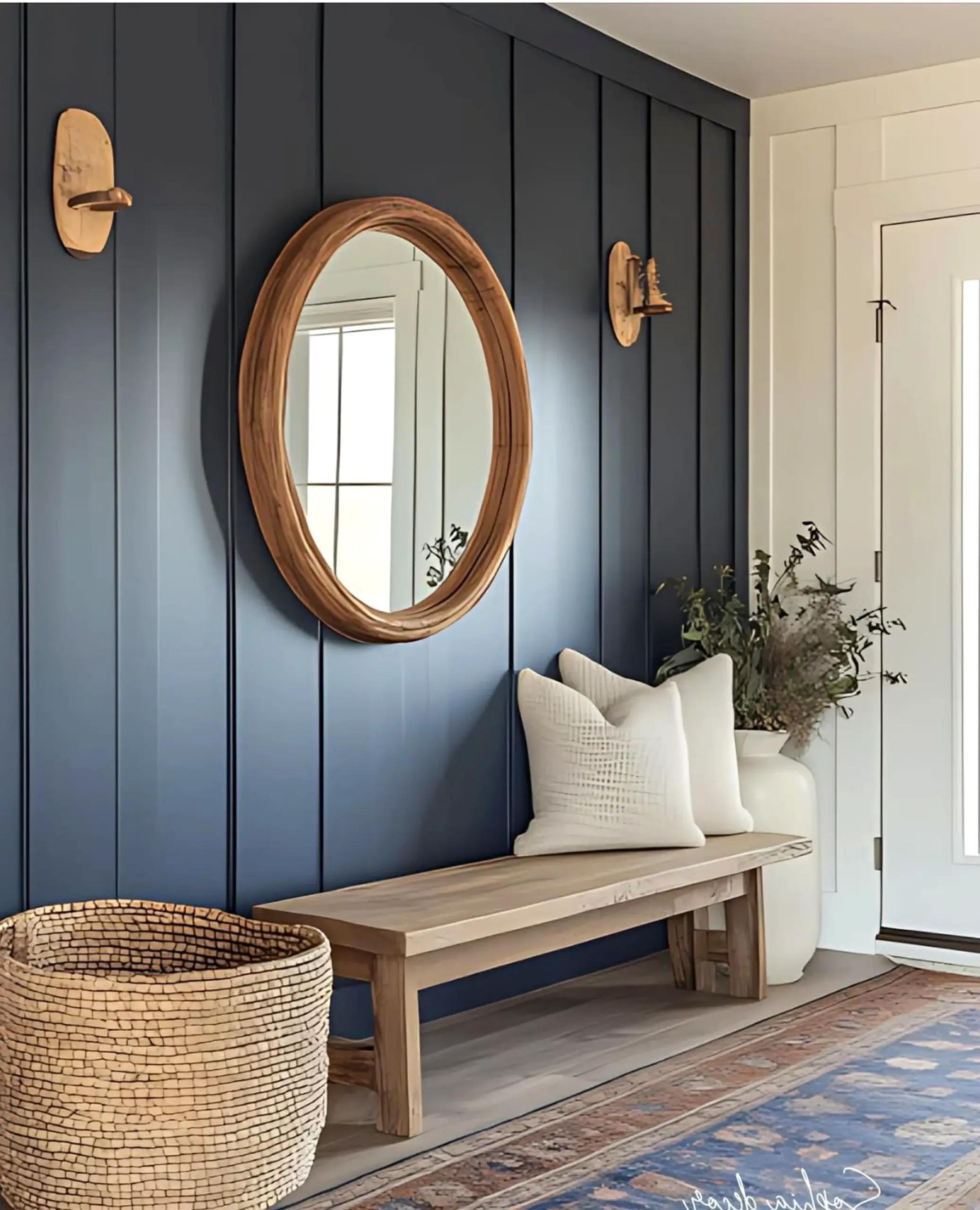 Airy breakfast table adds a clear layer of shape, helping the arrangement feel open and lived-in.