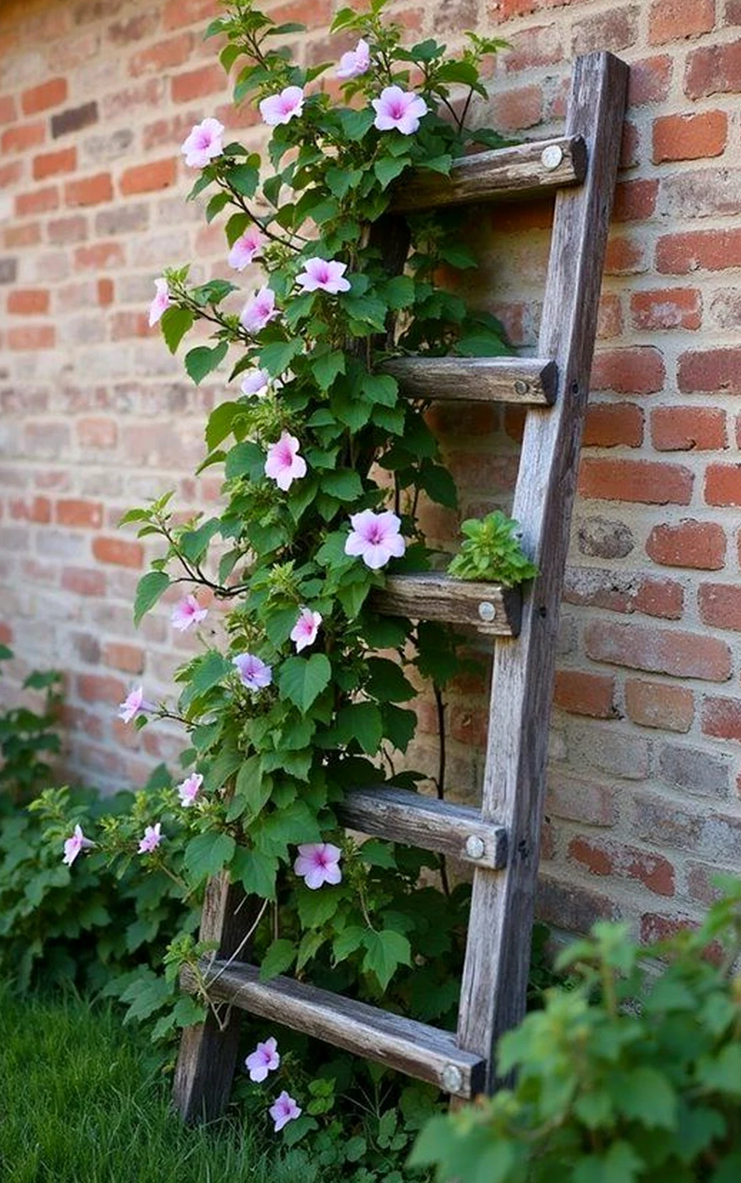 Warm garden border brings order to the composition, creating a mood that feels soft at the edges.