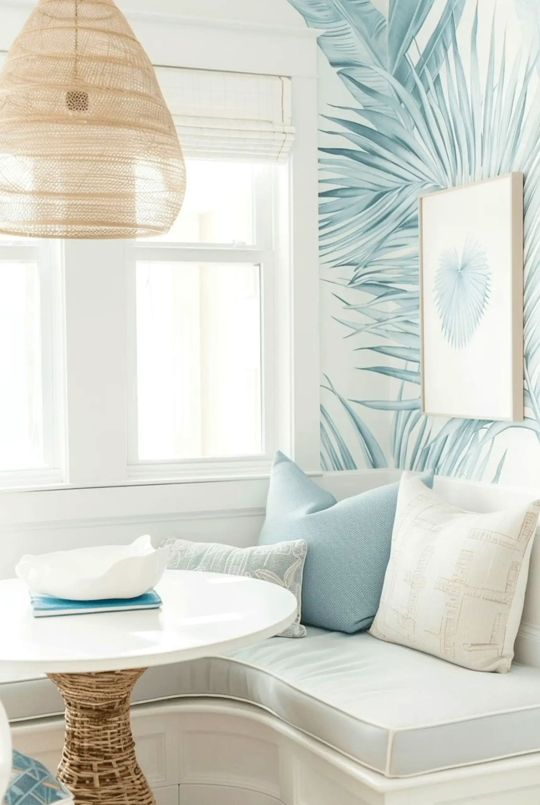 Natural arched doorway supports the room through freshness, leaving the space feeling personal and relaxed.