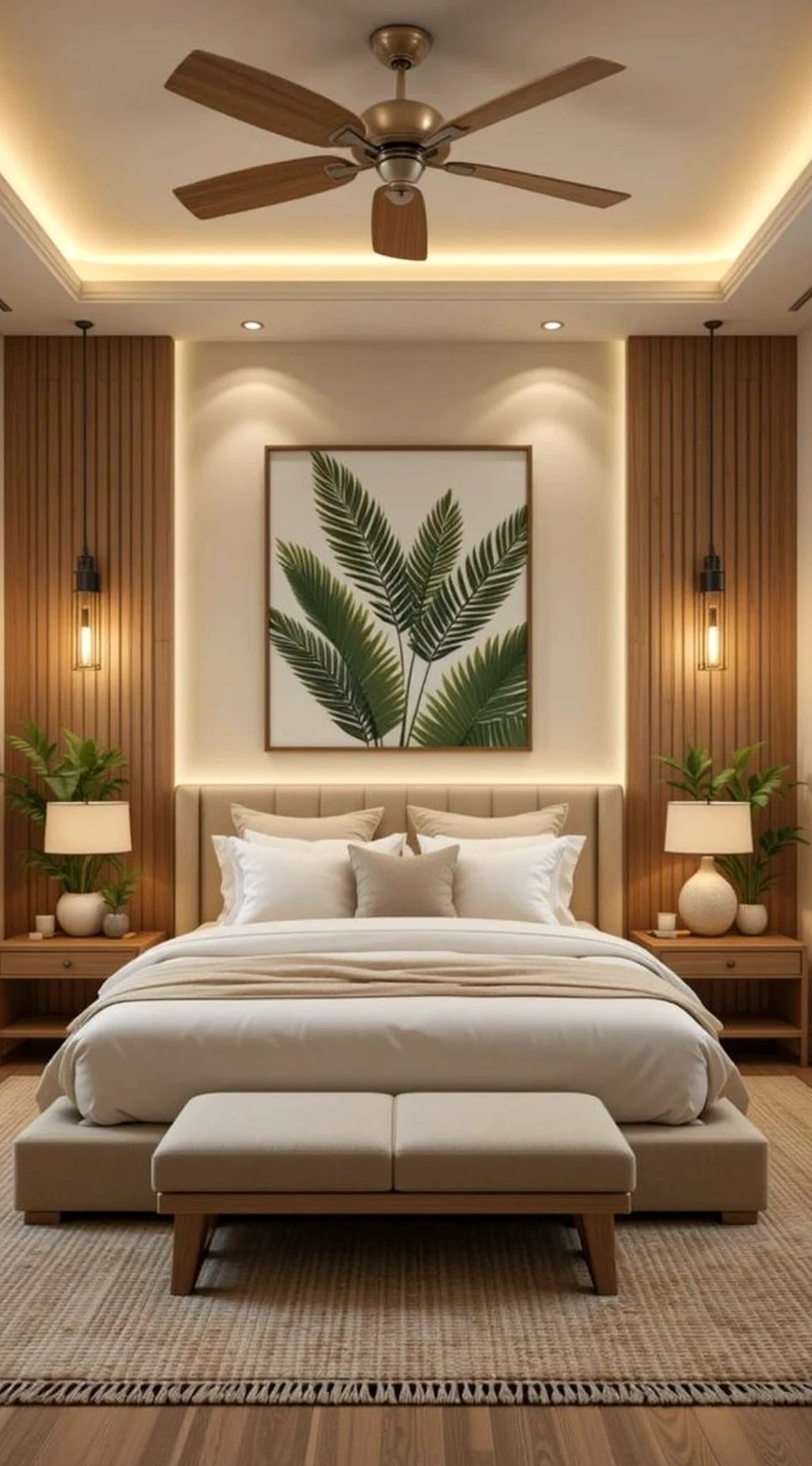 Leafy balcony scene anchors the outdoor space with clarity, giving the view a mood that feels bright but not busy.