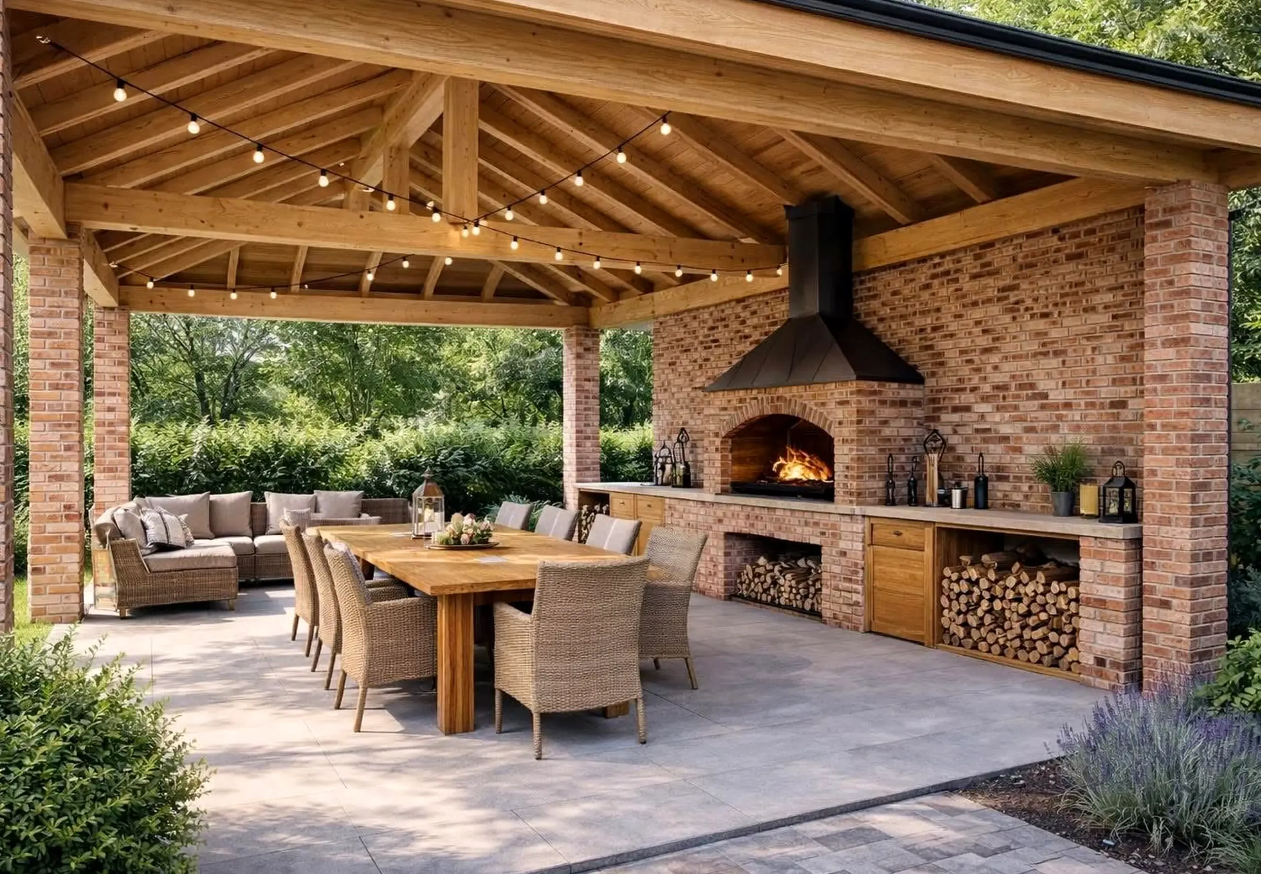 Tactile ceiling detail adds a clear layer of character, helping the design feel quietly finished.