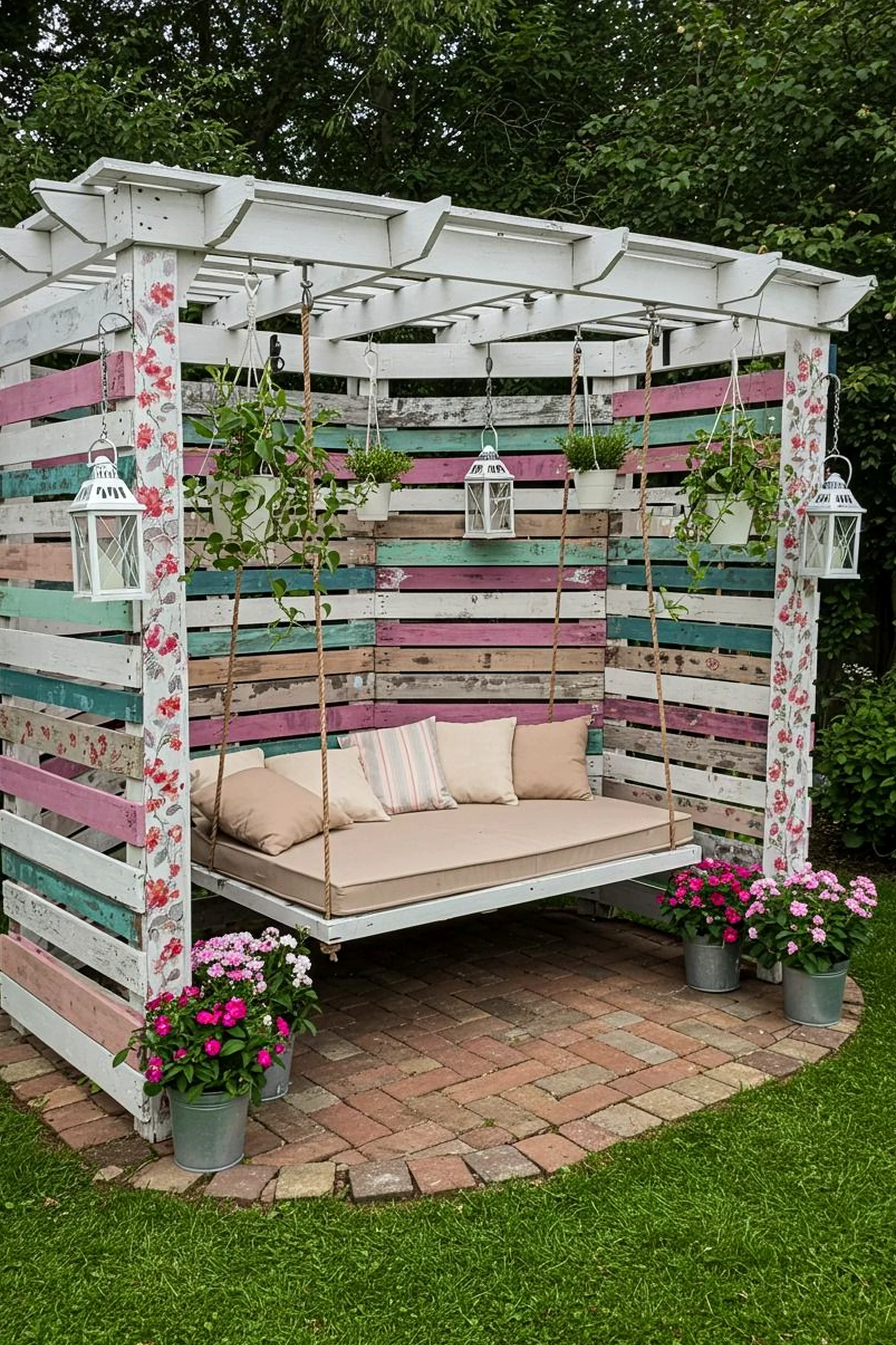 Inviting reading corner brings charm to the sitting area, creating a mood that feels settled and welcoming.